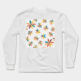 Floral Pattern Long Sleeve T-Shirt